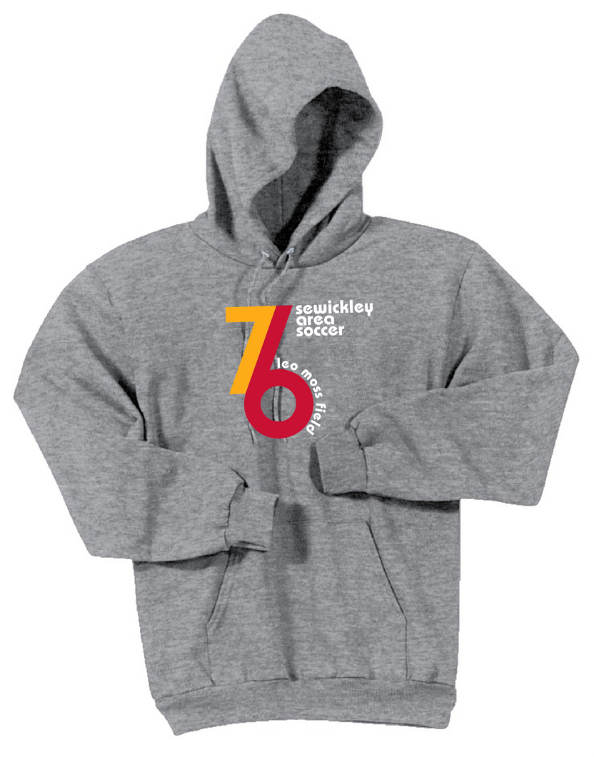 SAS  RED & YELLOW GOLD '76 YOUTH & ADULT HOODED SWEATSHIRT