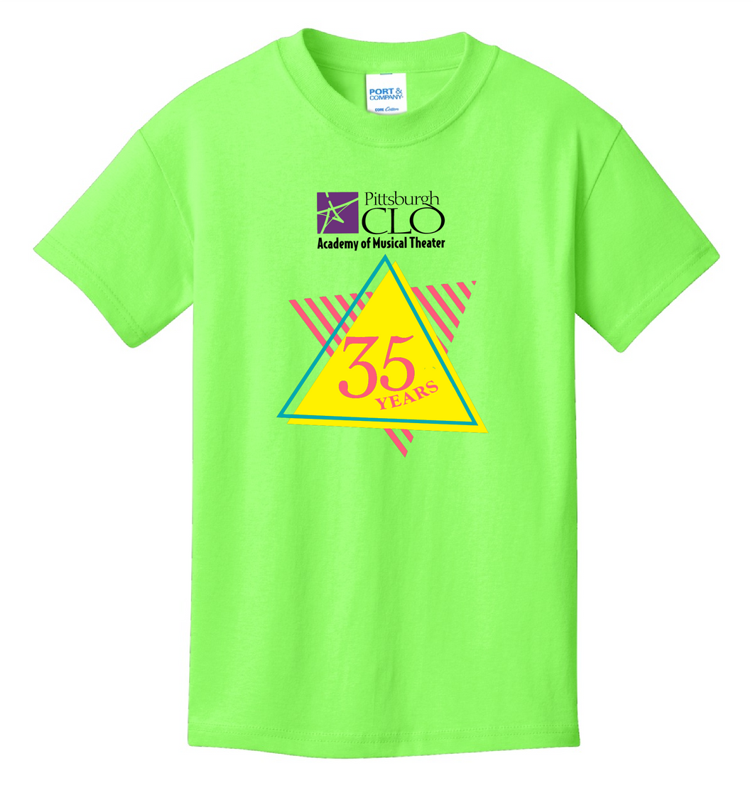 CLO ACADEMY 35 YEARS RETRO YOUTH AND ADULT CORE COTTON TEE