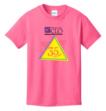 Load image into Gallery viewer, CLO ACADEMY 35 YEARS RETRO YOUTH AND ADULT CORE COTTON TEE