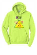 Load image into Gallery viewer, CLO ACADEMY 35 YEARS RETRO YOUTH AND ADULT HOODED SWEATSHIRT