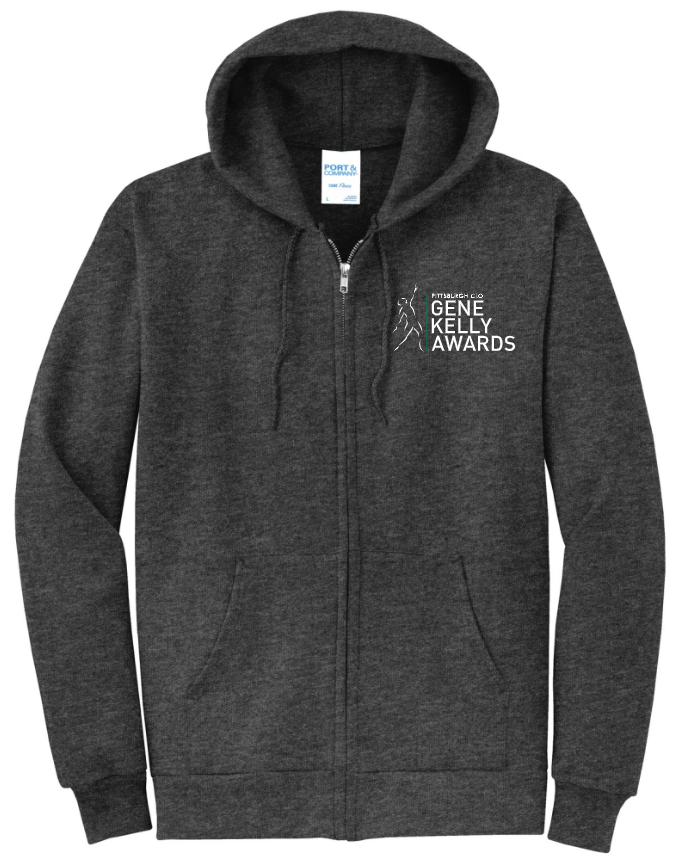 GENE KELLY AWARDS FULL ZIP SWEATSHIRT - LEFT CHEST DESIGN