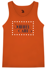 Load image into Gallery viewer, CLO ACADEMY SUMMER CAMP 2024 YOUTH &amp; ADULT HOODED DRY-FIT TANK WITH FRONT AND BACK DESIGN