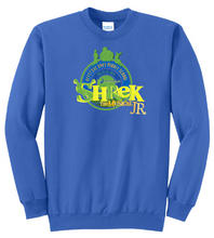 Load image into Gallery viewer, KEYSTONE OAKS - SHREK JR: ADULT CREWNECK SWEATSHIRT - ROYAL BLUE OR WHITE