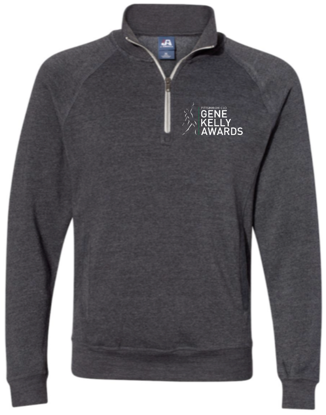 GENE KELLY AWARDS ADULT TRIBLEND 1/4 ZIP - LEFT CHEST DESIGN